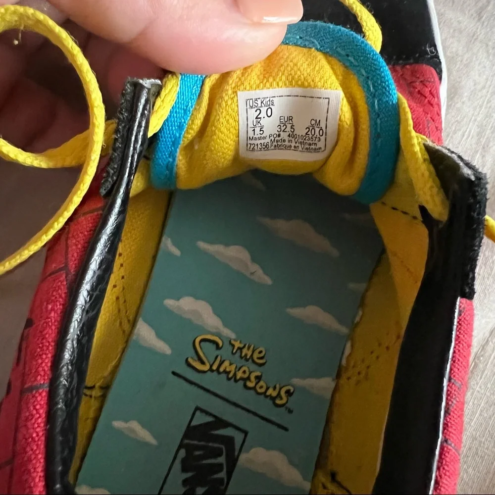 Vans Kids El Barto Simpsons Shoes